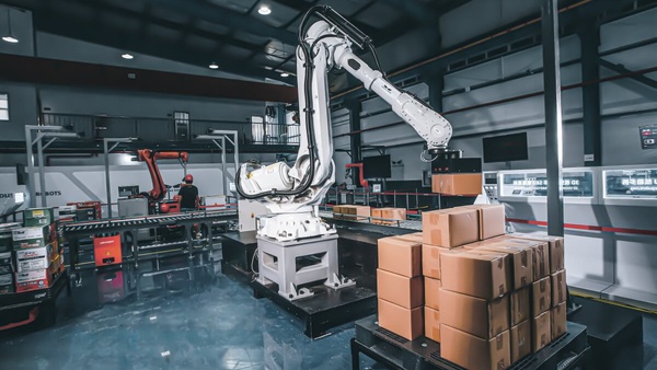 Smart Factory Mit Roboter Unterstützung